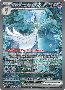 Gardevoir ex 233/091 Special Illustration Rare Paldean Fates Pokemon M/NM - Image 1