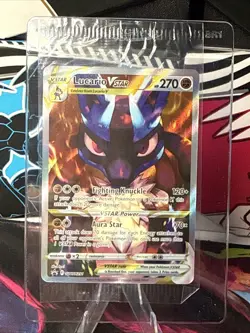 SEALED Pokemon TCG Lucario VSTAR SWSH291 Black Star Promo Crown Zenith Near Mint - Image 2
