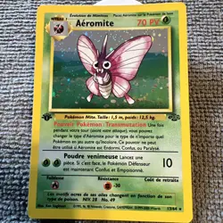 Venomoth [1st Edition] #13 Pokemon Jungle Holo - Image 1