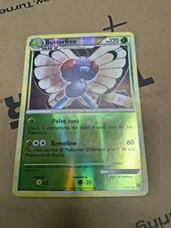 Pokemon Butterfree Heartgold & Soulsilver 16/123 Reverse Holo Rare HP 120 Engli… - Image 1