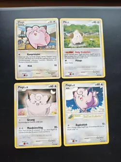 4x Piepi & Pii Vintage Pokemon Karten Sammlung | DE | Verschiedene Sets | - Image 1
