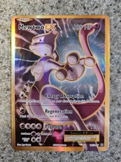 Pokemon TCG Mewtwo EX 103/108 Evolutions Holo Ultra Rare English Full Art - Image 1