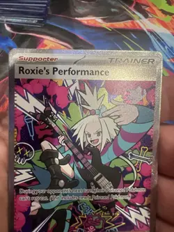 Pokemon Roxie's Performance 121/086 Me04: Chaos Rising Holo - Image 3