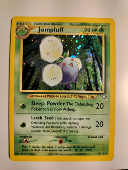 Jumpluff 7/111 Holo Rare Neo Genesis Pokemon DAMAGE - Image 1