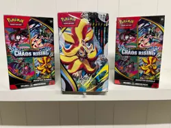 Pokemon TCG Mega Evolution Chaos Rising Display Box + Booster Bundle x2 Sealed - Image 2