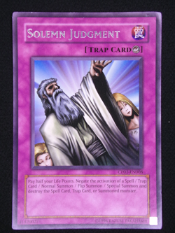 Solemn Judgment / CP01-EN008 / Champion Pack 1 / Rare / LP-MP / Yugioh / - Image 1