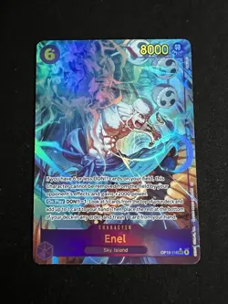 Enel OP15-118 SEC Alternate Art Adventure On Kami’s Island One Piece TCG ENG - Image 1