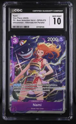 One Piece “Gengar” Nami OP09-070 Premium Collection Best Selection Vol. 4 CGC 10 - Image 1