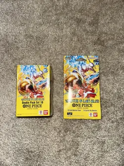 SEALED One Piece OP15-EB04 Adventure on Kami Island Double Pack +1 Booster Pack - Image 1