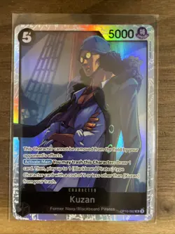 Kuzan OP10-082 Royal Blood Super Rare Foil One Piece CCG - Image 1