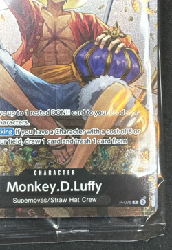 MONKEY D. LUFFY P-075 SEALED PROMO TIN PACK SET VOL. 2 ONE PIECE 2025 - Image 2