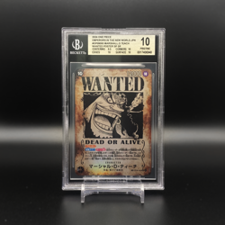 Marshall D. Teach Wanted SP BGS Pristine 10 One Piece OP09-093 Japanese - Image 1