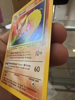 Pokemon TCG Flareon Holo Rare Unlimited Card 3/64 Jungle Mp - Image 4
