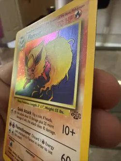 Pokemon TCG Flareon Holo Rare Unlimited Card 3/64 Jungle Mp - Image 5