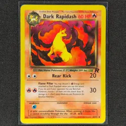 Dark Rapidash - 44/82 - Uncommon - Team Rocket - Pokemon Card - MP - Image 1