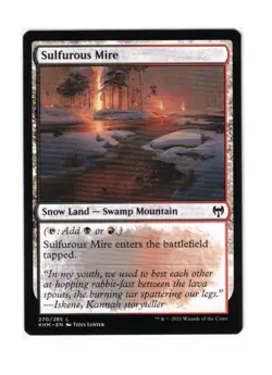 MTG - NM Foil - Sulfurous Mire - Kaldheim 270 - Image 1