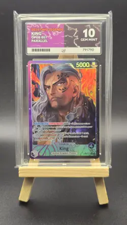 One Piece King Alt Art Leader Card OP08-057 - ACE 10 - Image 1