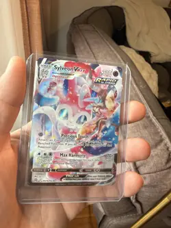 Pokemon TCG 3 Card Lot Sylveon VMAX Rapid Strike Leafeon Glaceon Holo ENG - Image 1