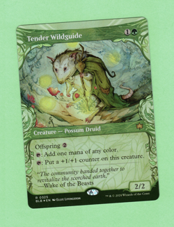 MTG - TENDER WILDGUIDE R 0325 BLB 2024 FOIL SHOWCASE EXTENDED ART - Image 1