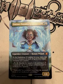 Zimone, Paradox Sculptor (Borderless) Foundations Regular NM M 0351 - Image 1