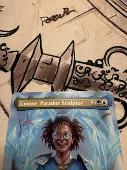 Zimone, Paradox Sculptor (Borderless) Foundations Regular NM M 0351 - Image 2