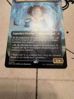 Zimone, Paradox Sculptor (Borderless) Foundations Regular NM M 0351 - Image 3