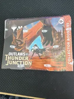 MTG Outlaws of Thunder Junction Collector Booster Box Factory Sealed English - Image 1