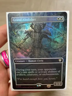 Grand Abolisher (Borderless) Commander Masters Foil 0625 Magic the Gathering - Image 1