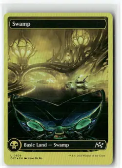Swamp (0509) (First-Place Foil) 509 Aetherdrift Magic: The Gathering Foil NM - Image 1