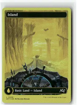 Island (0508) (First-Place Foil) 508 Aetherdrift Magic: The Gathering Foil NM - Image 1