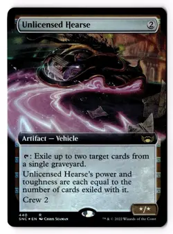 Unlicensed Hearse (Extended Art) 440 Streets of New Capenna Foil NM - Image 1