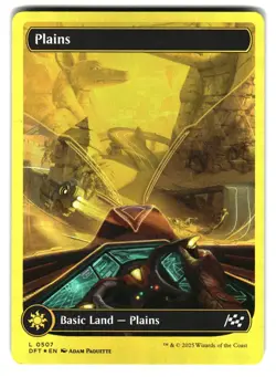 Plains (0507) (First-Place Foil) 507 Aetherdrift Magic: The Gathering Foil NM - Image 1