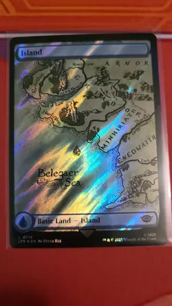 Island (0716) (Surge Foil)- LTR - (Magic: The Gathering) Cardboard Friends - Image 1