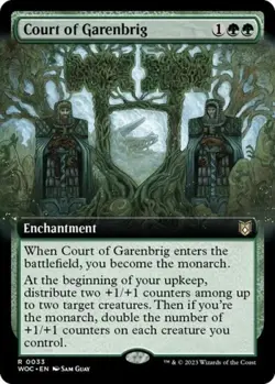 Court of Garenbrig (Extended Art) Commander: Wilds of Eldraine Foil - Image 1