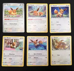 Eeveelutions Cosmos Holo vivid voltage sword and shield Card Lot Pokemon TCG NM - Image 1