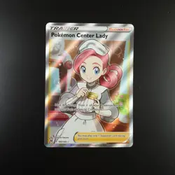 Pokemon Center Lady 185/185 Pokemon Vivid Voltage Holo Card - Image 1