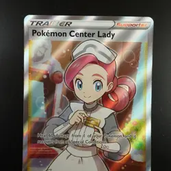 Pokemon Center Lady 185/185 Pokemon Vivid Voltage Holo Card - Image 2