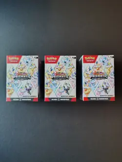 Pokemon TCG: Prismatic Evolutions Booster Bundle Lot of 3 - New - Factory Sealed - Image 1