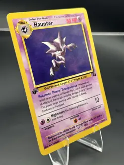 Wizards of the Coast Pokemon TCG Haunter 21/62 Fossil 1st Edition 1999 EN - Image 2