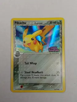 Pokemon Pikachu 79/110 EX Holon Phantoms Stamped Holo Delta Species Card 2006 - Image 1