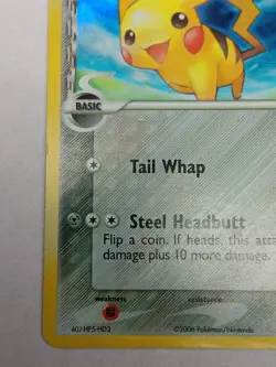 Pokemon Pikachu 79/110 EX Holon Phantoms Stamped Holo Delta Species Card 2006 - Image 5