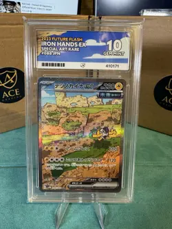 Iron Hands ex SAR 088/066 sv4M Future Flash Pokemon TCG Japanese Graded Ace 10 - Image 1