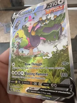 Pokemon TCG Tornadus v Alt Art 185/198 Chilling Reign Ultra Rare Mint - Image 2