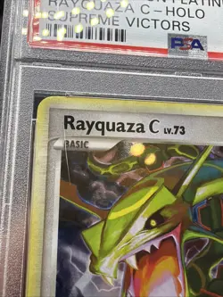 Rayquaza C 8/147 Supreme Victors Holo Pokemon 2009 PSA 9 - Image 2