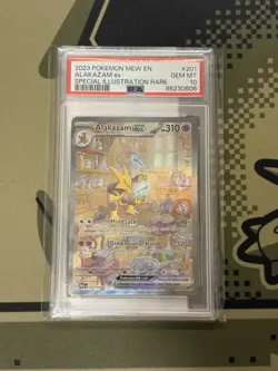 PSA 10 Alakazam ex Special Illustration Rare 201/165 Pokemon 151 English Gem - Image 1