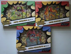 3x Ascended Heroes Mega Ex Box (Full Set): New & Sealed - Pokemon - Image 1