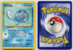 POLIWAG 59/102 COMMON BASE SET UNLIMITED POKEMON LP - Image 3