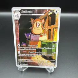 Pokemon TCG Raticate Illustration Rare Perfect Order 099/088 - Image 1