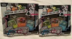 Pokemon TCG SV10.5 Black Bolt & White Flare Unova Poster Collection Box Lot Of 2 - Image 1
