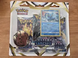 Pokemon TCG Silver Tempest 3 Pack Blister Manaphy Brand New Factory Sealed - Image 1
